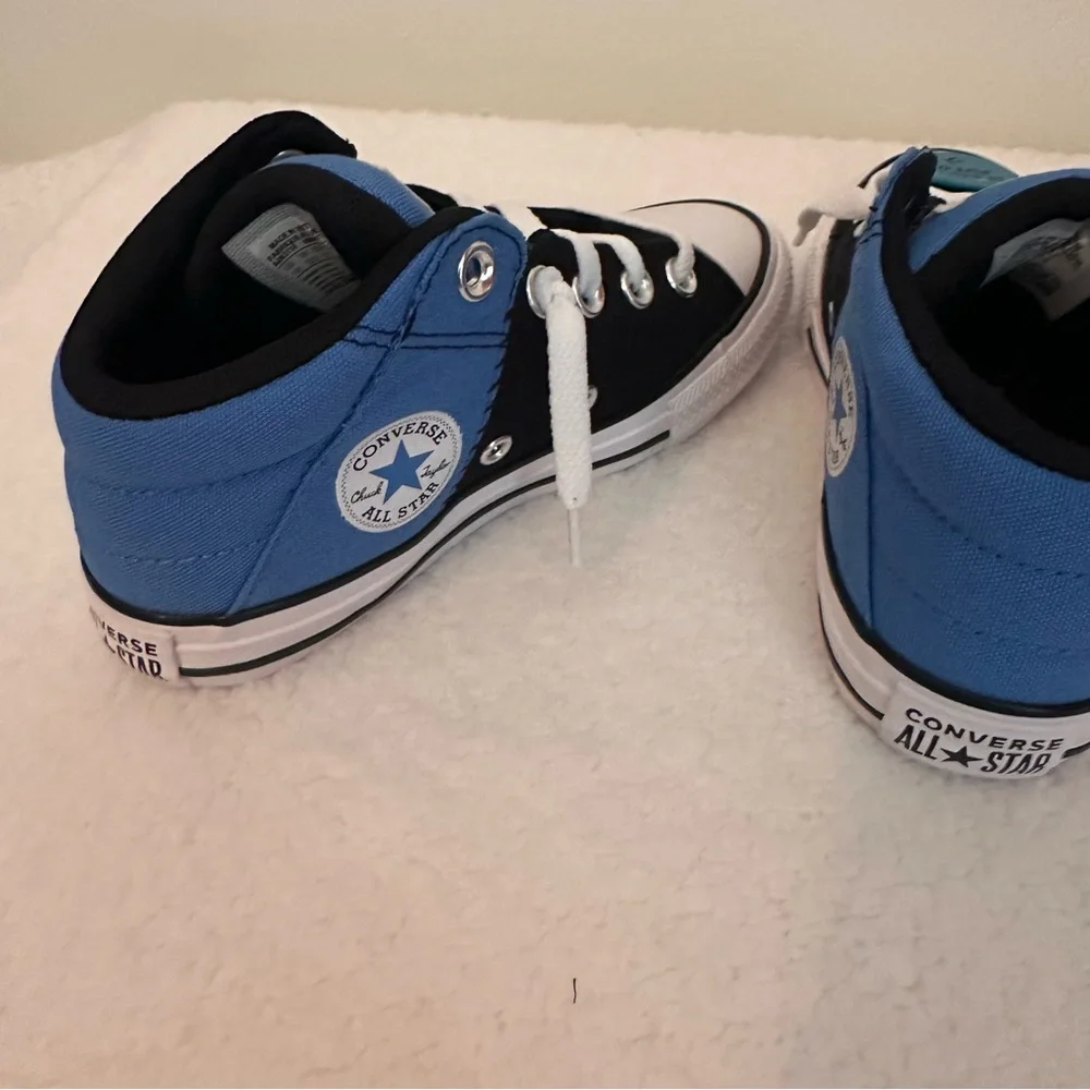 Converse Kids' Black and Blue Sneakers